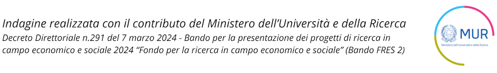 Indagine realizzata con il contributo del Ministero dell'Universit� e della Ricerca